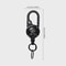 Retractable Keychain With Steel Wire Rope And Carabiner Outdoor Sporty Keychain With AntiTheft Meta 3