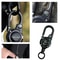 Retractable Keychain With Steel Wire Rope And Carabiner Outdoor Sporty Keychain With AntiTheft Meta 2