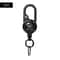 Retractable Keychain With Steel Wire Rope And Carabiner Outdoor Sporty Keychain With AntiTheft Meta 4