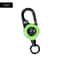 Retractable Keychain With Steel Wire Rope And Carabiner Outdoor Sporty Keychain With AntiTheft Meta 7