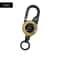 Retractable Keychain With Steel Wire Rope And Carabiner Outdoor Sporty Keychain With AntiTheft Meta 8