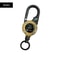 Retractable Keychain With Steel Wire Rope And Carabiner Outdoor Sporty Keychain With AntiTheft Meta 8