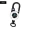 Retractable Keychain With Steel Wire Rope And Carabiner Outdoor Sporty Keychain With AntiTheft Meta 9
