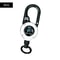 Retractable Keychain With Steel Wire Rope And Carabiner Outdoor Sporty Keychain With AntiTheft Meta 9