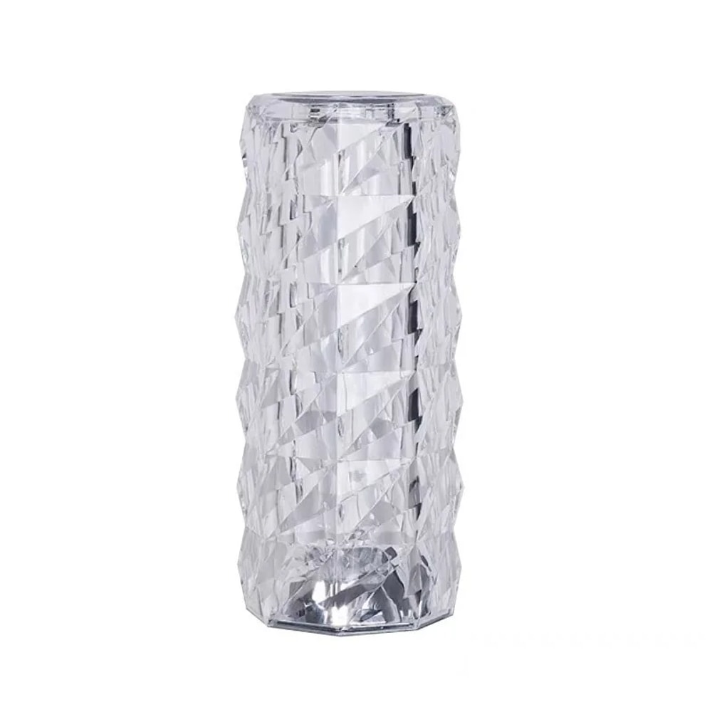 Rechargeable Crystal Diamond Table Lamp Acrylic Bedroom Bedside Touch Creative Night Lights Rose De 3