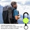 Portable Telescopic Keychain Clip Retractable Buckle Carabiner Badge Holder Anti Lost Keychain For 1
