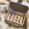 Small Jewelry Organizer Box Portable Mini Leather Gift Case For Ring Earring Necklace Storage 6