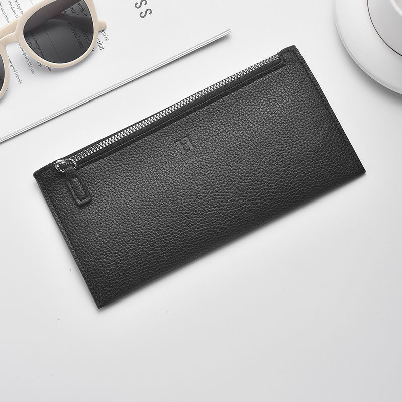 Womens UltraThin Casual Zipper Wallet New Leather Long Wallet Soft Leather Clip Phone Holder And Co 6