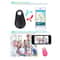 Wireless Mini Bluetooth GPS Tracker Antilost Alarm For Pets Dog Key Wallet Locator Child Finder 2