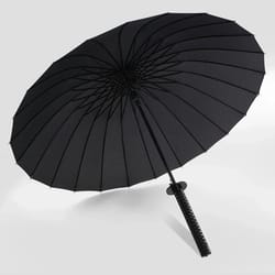 outdoor samurai umbrella windproof straight rod design gift for man and friend household use
