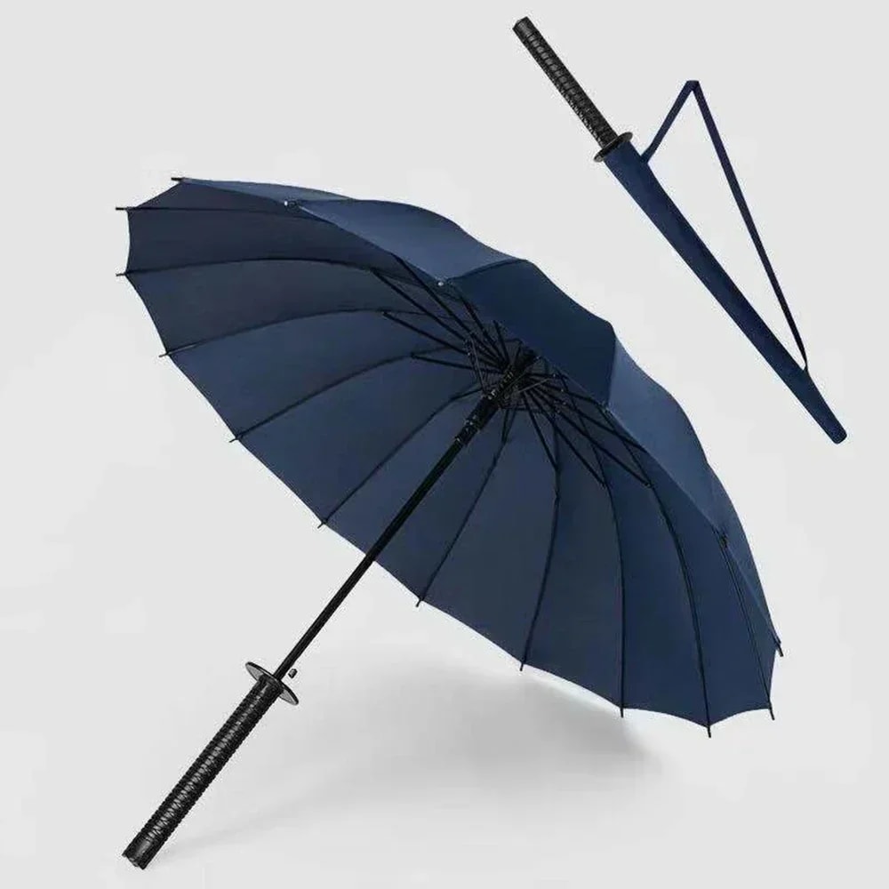 Outdoor Samurai Umbrella Windproof Straight Rod Design Gift For Man And Friend Household Use 2