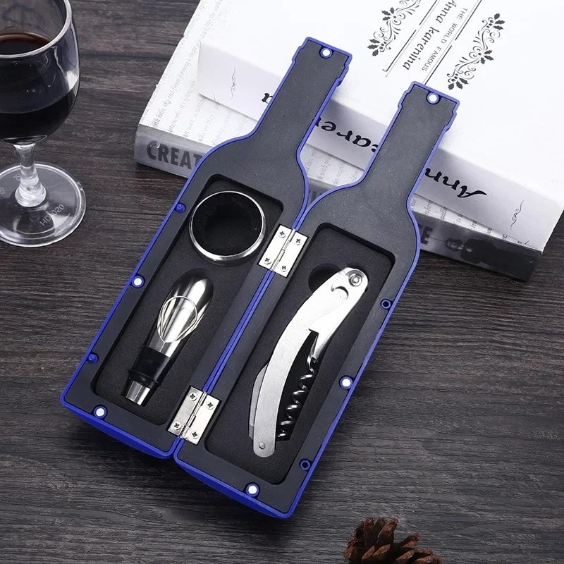 Stainless Steel Wine Bottle Opener Set Multifunctional Creative Bar Accessories 2