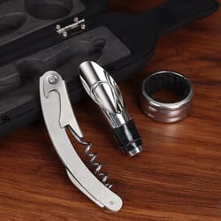stainless steel wine bottle opener set multifunctional creative bar accessories