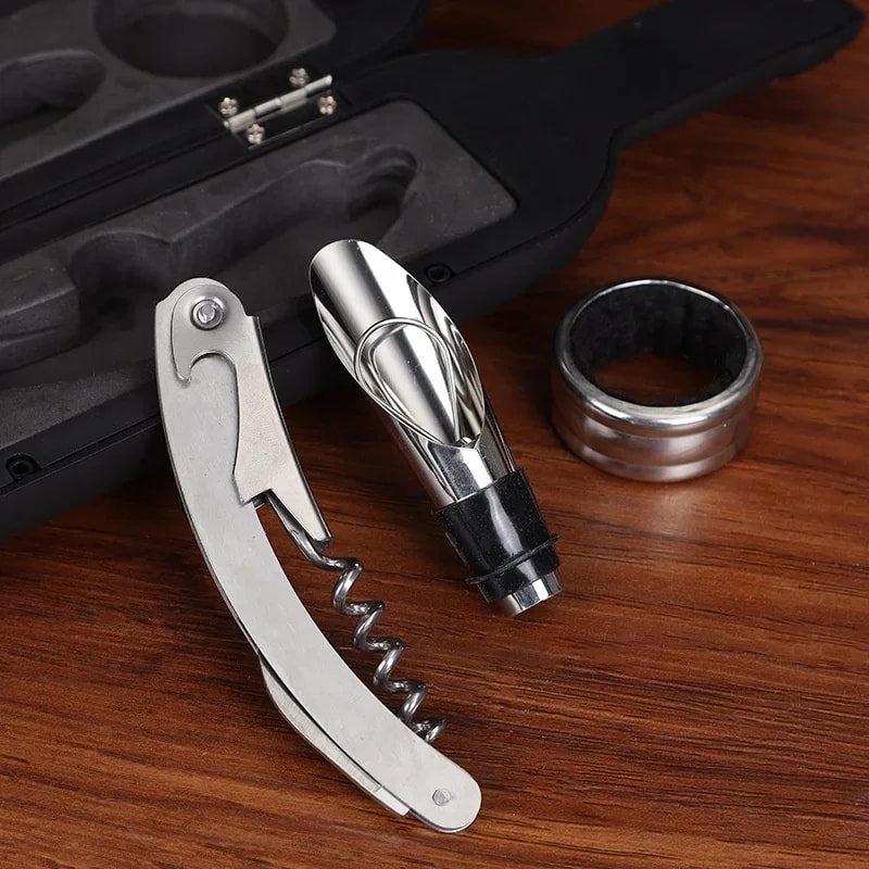 Stainless Steel Wine Bottle Opener Set Multifunctional Creative Bar Accessories 0