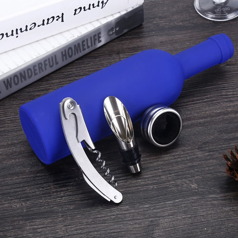 Stainless Steel Wine Bottle Opener Set Multifunctional Creative Bar Accessories 6