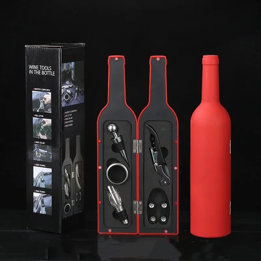 Stainless Steel Wine Bottle Opener Set Multifunctional Creative Bar Accessories 1