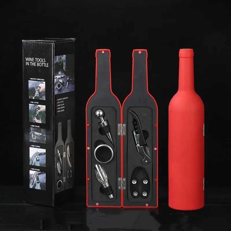 Stainless Steel Wine Bottle Opener Set Multifunctional Creative Bar Accessories 1