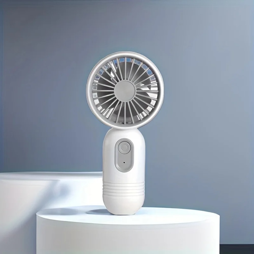 USB Mini Rechargeable Portable Fan with Speed Settings, Handheld Fan for Camping, Travel, Office