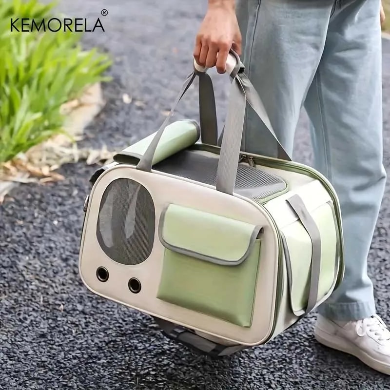 Ideal Portable Pet Carrier Cat Bag Suitable For Cats And Small Dogs Travel And Outdoor Activities 0