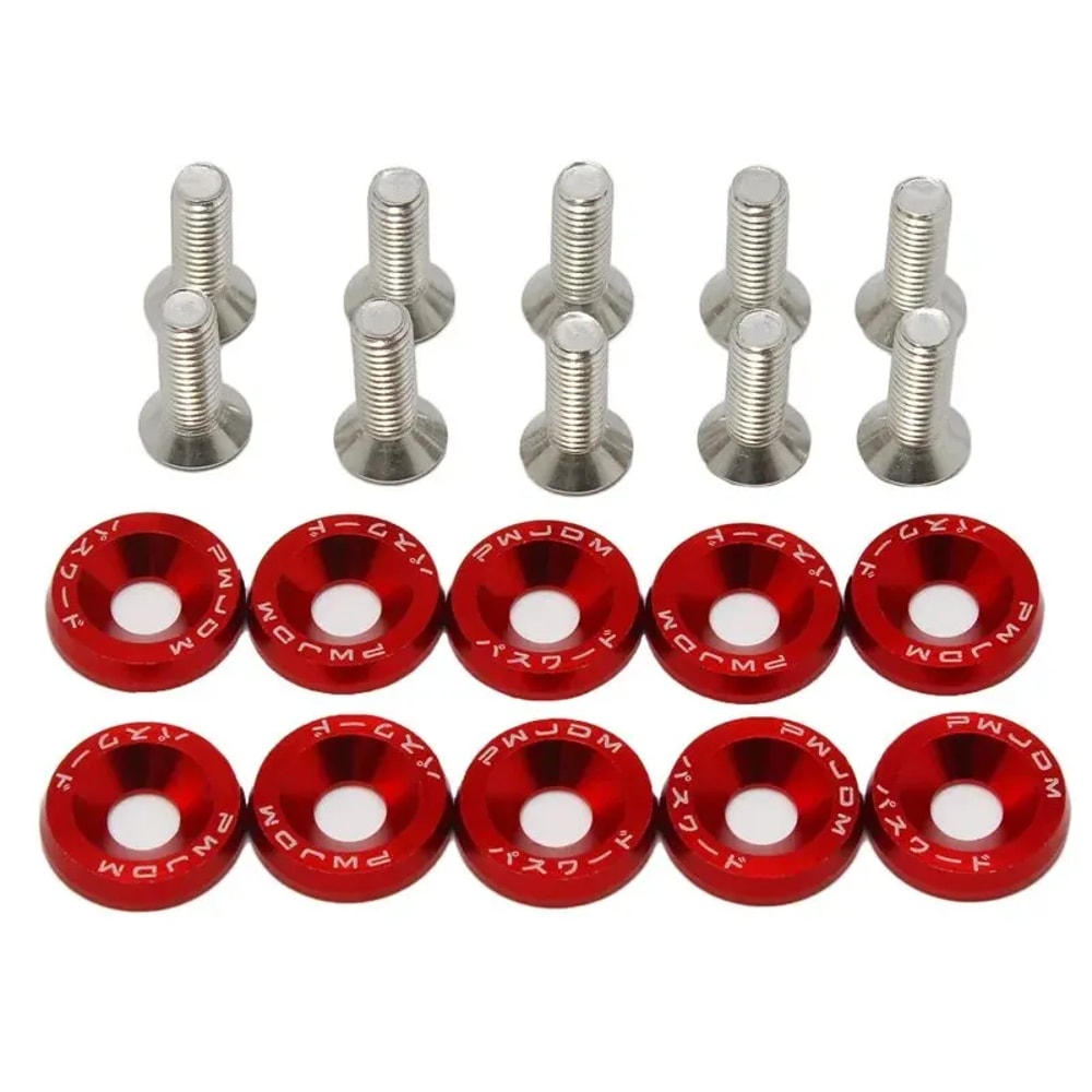 Fender Washer License Plate Bolts Car Modified Fasteners Bumper Engine Concave Screws Car Styling G 6