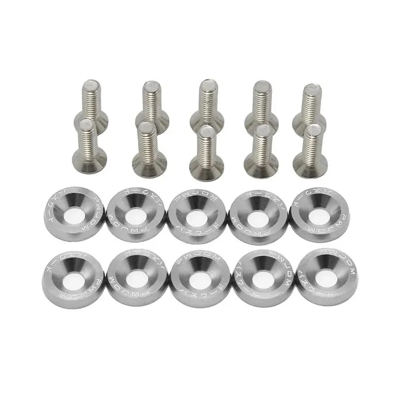 Fender Washer License Plate Bolts Car Modified Fasteners Bumper Engine Concave Screws Car Styling G 9