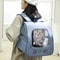 Cat Backpack Carrier Pet Cat Carrier Bag Portable Outdoor Breathable Transport Carrier For Small Do 1
