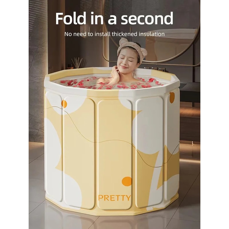 Portable Bathtub For Children And Adults Thickened Environment Friendly PVC Foldable Bath Tub 1