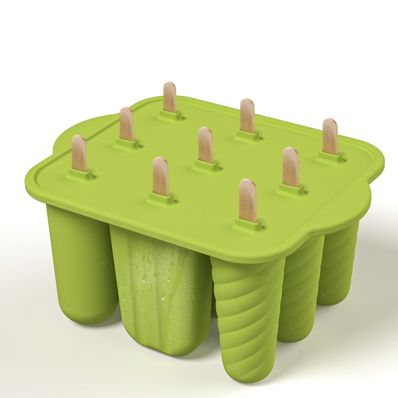 Silicone Popsicle Molds Popsicle Trays For Freezer Homemade Ice Cream Popsicle Molds With Sticks 6