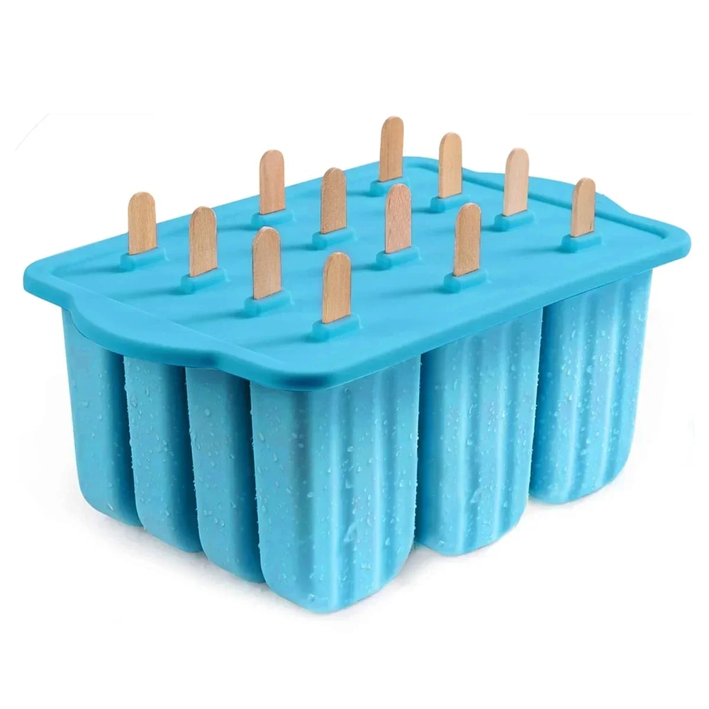 Silicone Popsicle Molds Popsicle Trays For Freezer Homemade Ice Cream Popsicle Molds With Sticks 13