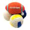 Dog Squeaky Ball Toy Soft Latex Football Rugby Tennis Volleyball Pet Tooth Cleaning And Training To 0