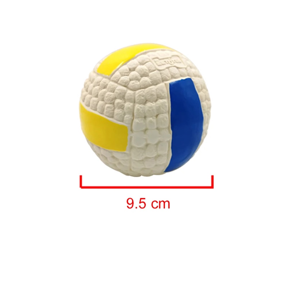 Dog Squeaky Ball Toy Soft Latex Football Rugby Tennis Volleyball Pet Tooth Cleaning And Training To 6