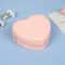 HeartShaped Jewelry Box Portable Travel Necklace Pendant Ring Earrings Storage Leather Zipper Cute 4