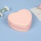 HeartShaped Jewelry Box Portable Travel Necklace Pendant Ring Earrings Storage Leather Zipper Cute 4