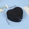 HeartShaped Jewelry Box Portable Travel Necklace Pendant Ring Earrings Storage Leather Zipper Cute 5