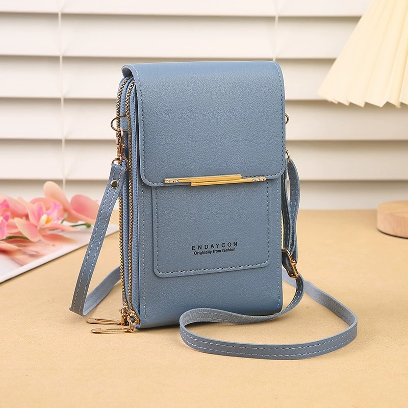 Luxury Women Shoulder Bags Crossbody Purse With Soft Leather Strap Touch Screen Cell Phone Wallet 8