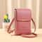 Luxury Women Shoulder Bags Crossbody Purse With Soft Leather Strap Touch Screen Cell Phone Wallet 7