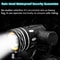 Bike Light Set LED, USB Rechargeable Flashlight, Waterproof Zoomable Headlight