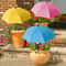 Weatherproof Sun Shade Cloth Umbrella Plant Shade With Metal Stake Outdoor Flowers And Potted Plant 1