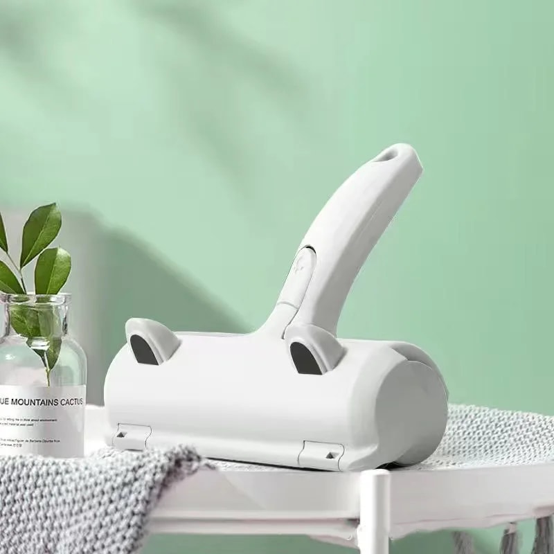Portable Cat Dog Hair Removal Brush Large Pet Fluff Roller Washable Self-cleaning Reusable Lint Furniture Sofa Cleaning
