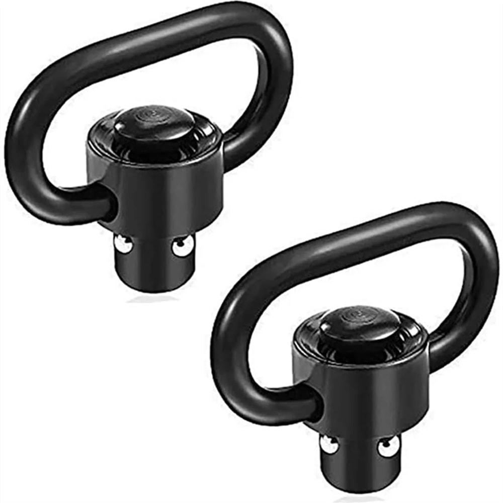 Heavy Duty QD Sling Swivel Mount Quick Detach Push Button Swivels Rotatable For Two Point Sling Eas 0