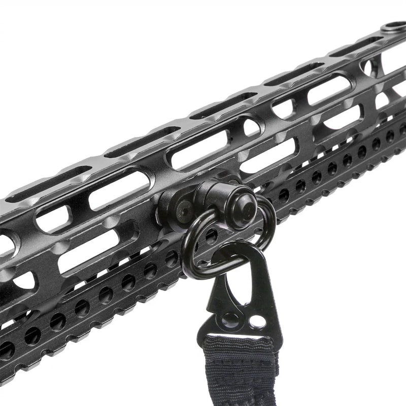 Heavy Duty QD Sling Swivel Mount Quick Detach Push Button Swivels Rotatable For Two Point Sling Eas 3