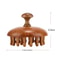 AntiStatic Sandalwood Massage Comb Wooden Brush Head Acupoint Massage GuaSha Tool For Neck And Body 6