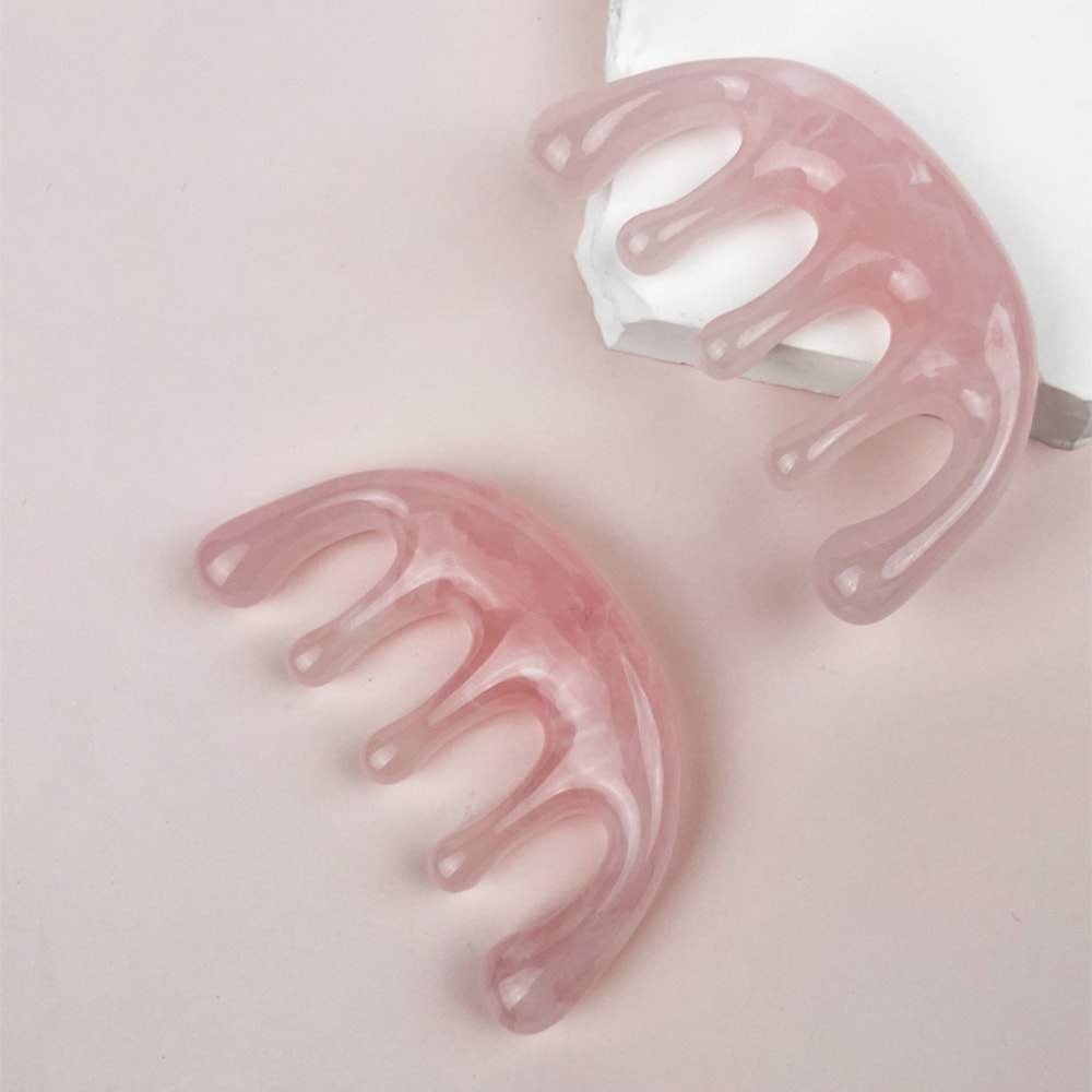 Practical Head Massage Comb FiveTooth Meridian Tool For Home Relaxation 4