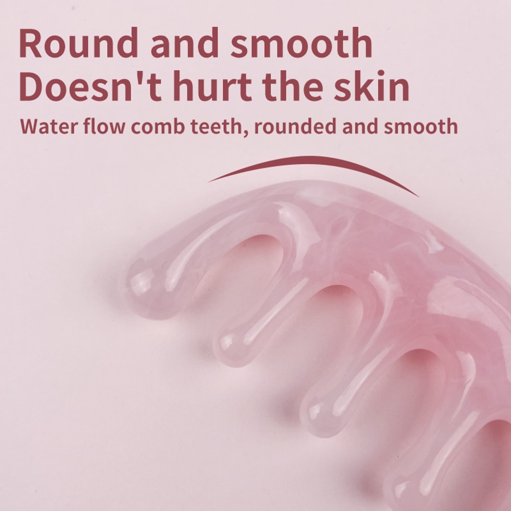 Practical Head Massage Comb FiveTooth Meridian Tool For Home Relaxation 1