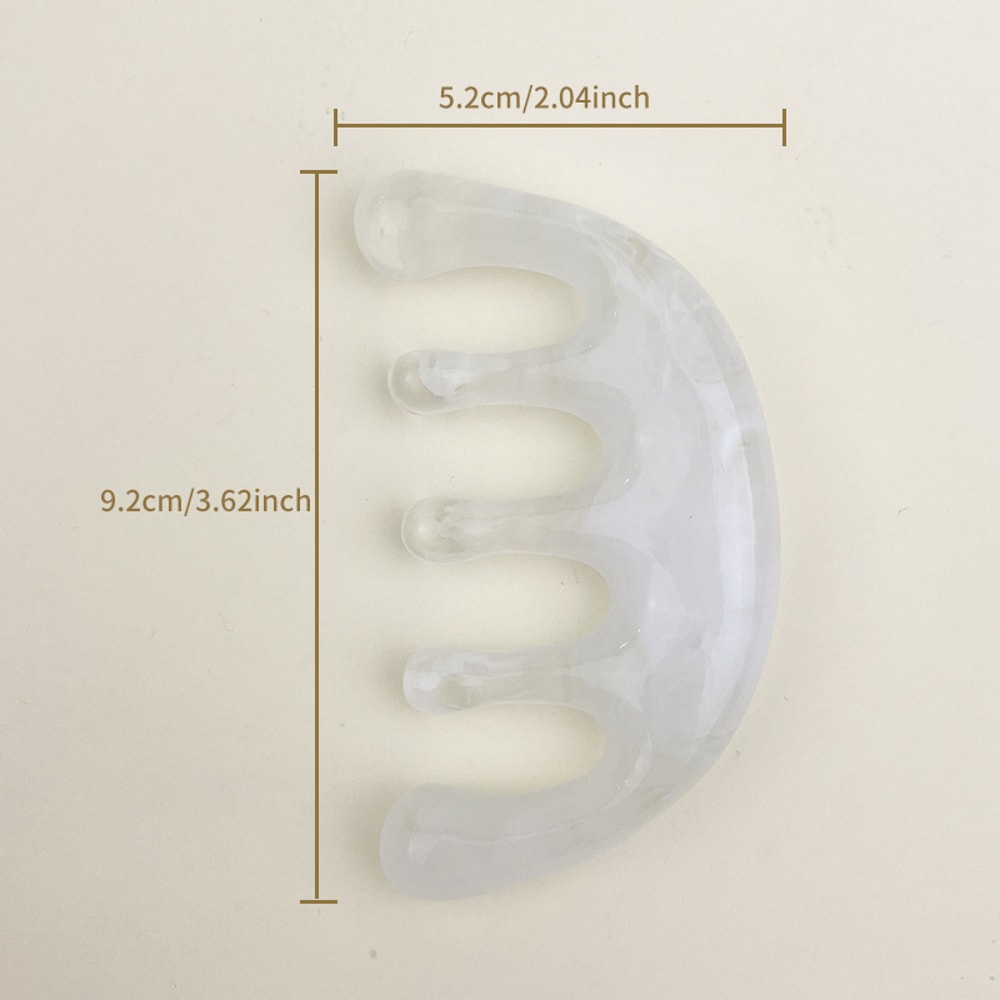 Practical Head Massage Comb FiveTooth Meridian Tool For Home Relaxation 6