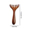 Sandalwood Deer Antlers Scalp Massager Comb Gua Sha Comb For Facial Massage Meridians Dredging Hair 6