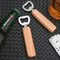 Wooden Handle Beer Bottle Opener Stainless Steel Commercial Bottle Opener 1