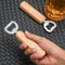 Wooden Handle Beer Bottle Opener Stainless Steel Commercial Bottle Opener 2