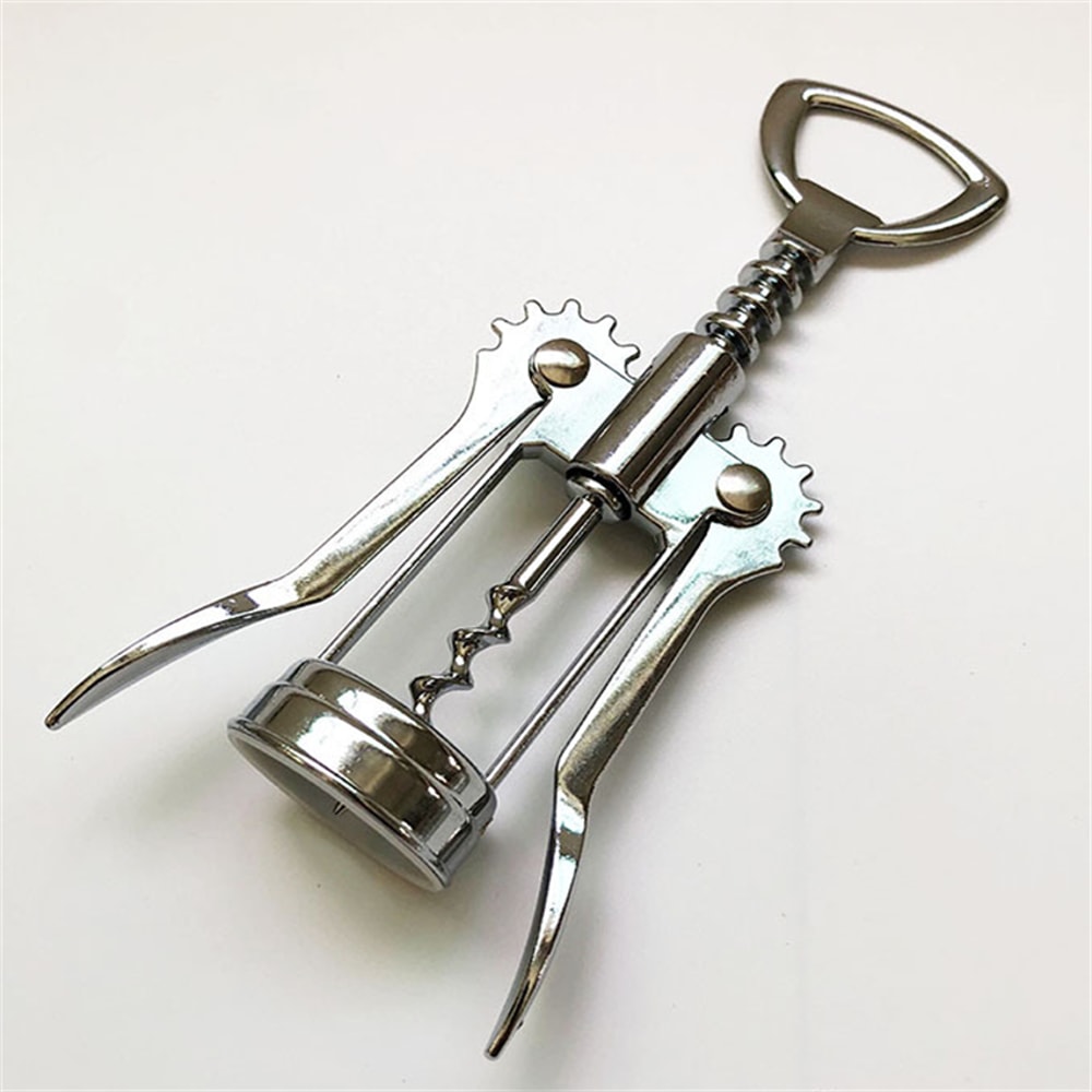 Multifunctional Wine Opener Premium Winged Corkscrew Bottle Opener Zinc Alloy Cork Remover 5