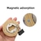 Portable Beer Bottle Opener Round Bamboo Fridge Magnet For Wedding Home Bar Party Gadgets 2